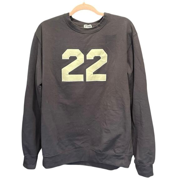 The Letterman Co Taylor Swift 22 Oversized Sweatshirt Coastal Preppy Large - Picture 6 of 6